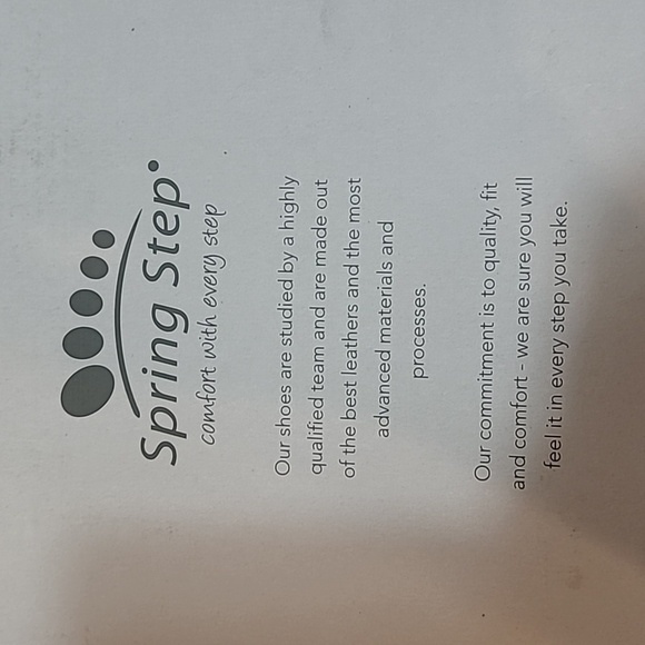 Spring step comfort shoes kenni-blue blue collor size 6.5 - Picture 9 of 9